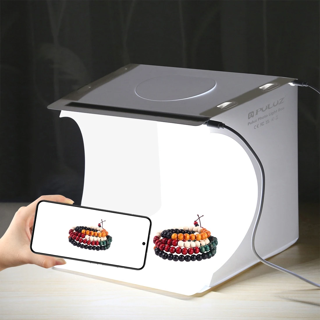 Photography Lighting For Products - PULUZ 20 cm Mini 2 LED