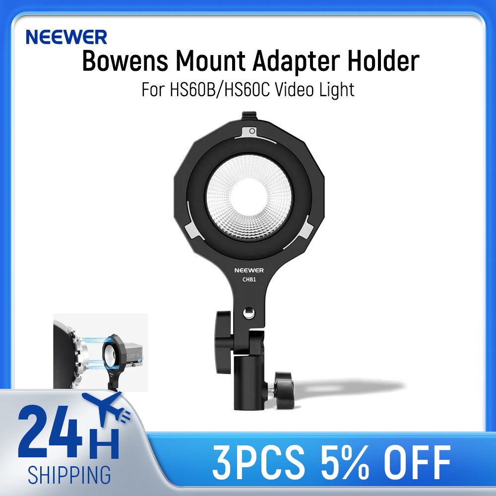 Quality Photography Lighting - NEEWER Bowens montaj adaptörü tutucu Mini