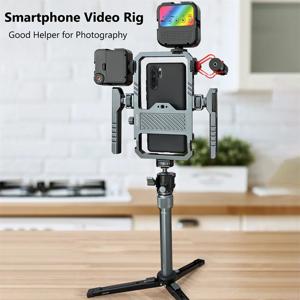 Quality Photography Lighting - Evrensel Metal Telefon Kafesi Akıllı Sabitleyici