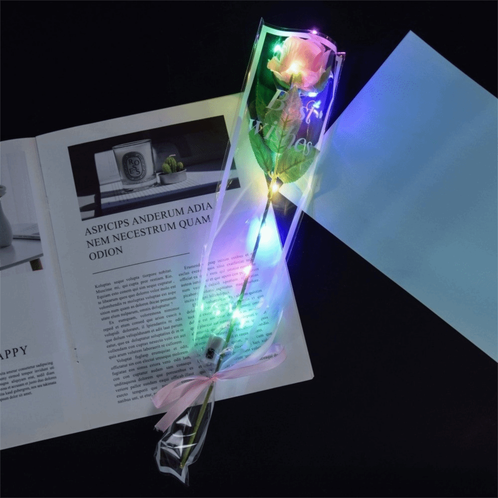 Photography Lighting Home - Parlayan Yapay Gül Çiçeği LED Işıkları