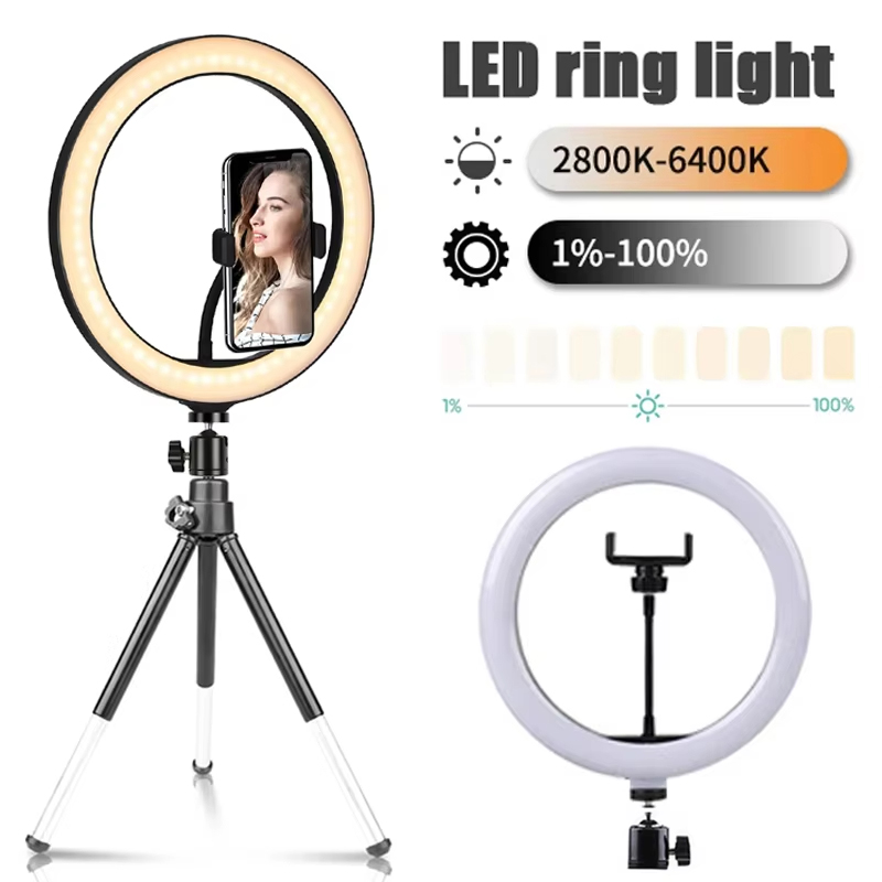 Quality Photography Lighting - 10 inç Selfie Halka Işık Fotoğrafçılık