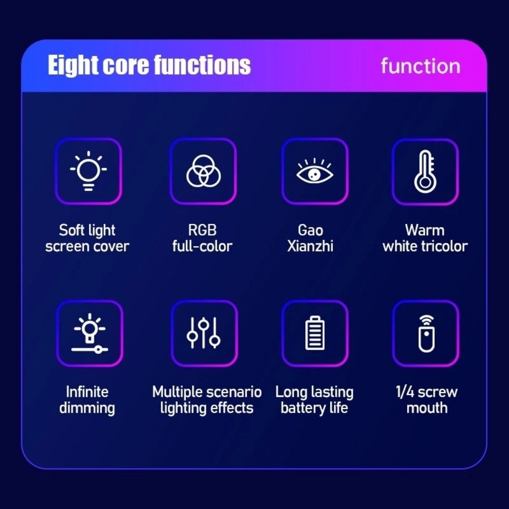 Photography Lighting Color - Elde Taşınabilir LED RGB Işık Çubuğu
