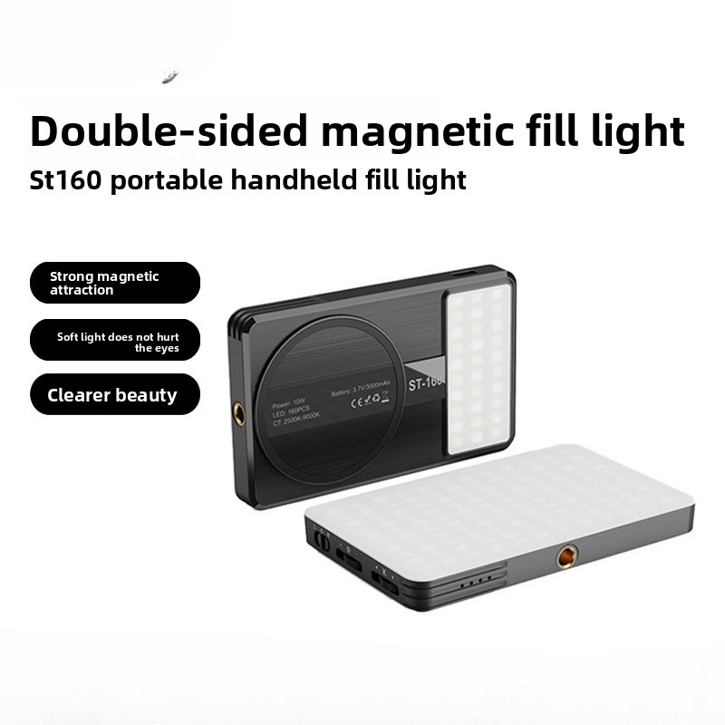 Photography Lighting Color - Çift Taraflı Manyetik Dolgu Işığı Cep