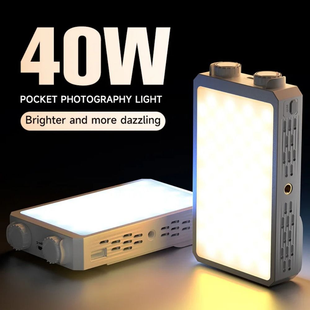 Photography Lighting Color - 40W RGB LED Kamera Işığı 2800-9000K