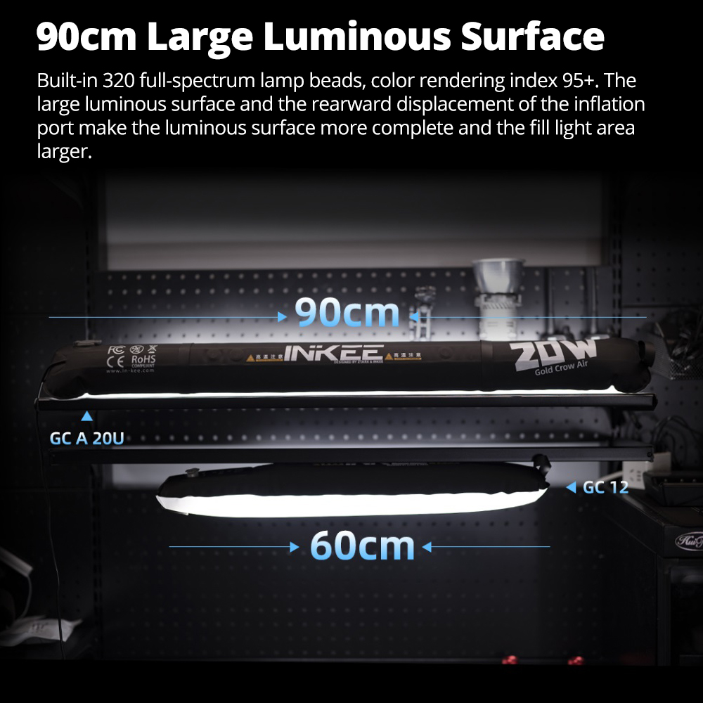 INKEE GCA20U Hava Tüpü LED Işı - Photography Lighting Options incelemesi ve fiyatı