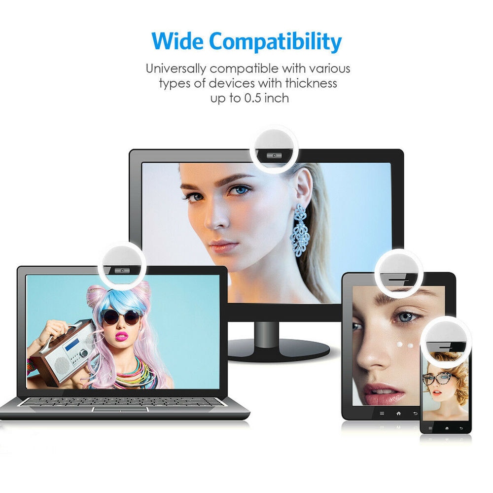 USB şarj edilebilir LED Selfie - Quality Photography Lighting incelemesi ve fiyatı