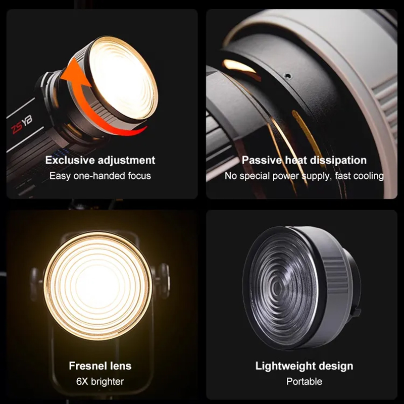 Fresnel Lens 15-55 Derece Ayar - Quality Photography Lighting incelemesi ve fiyatı