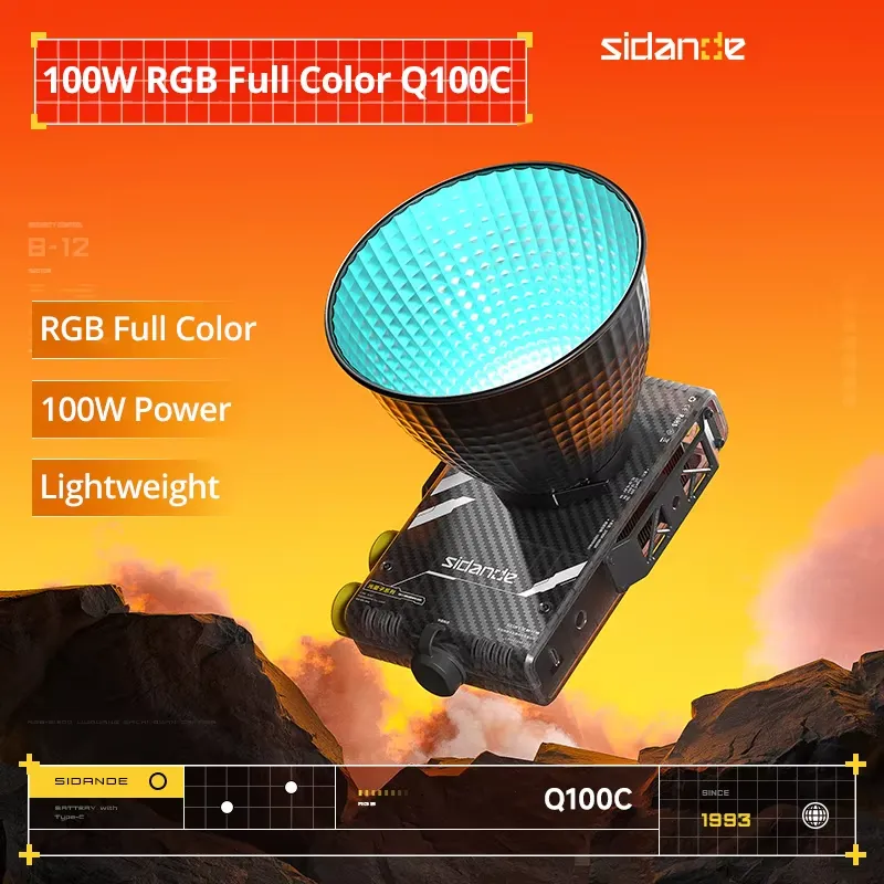 Sidande Q100C Q100Lite Optik 1 - Photography Lighting Color incelemesi ve fiyatı