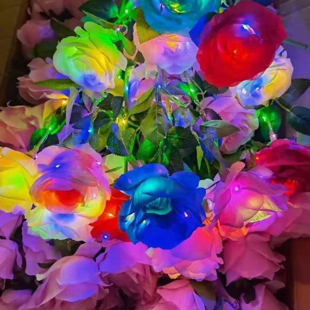 Parlayan Yapay Gül Çiçeği LED  - Photography Lighting Home incelemesi ve fiyatı