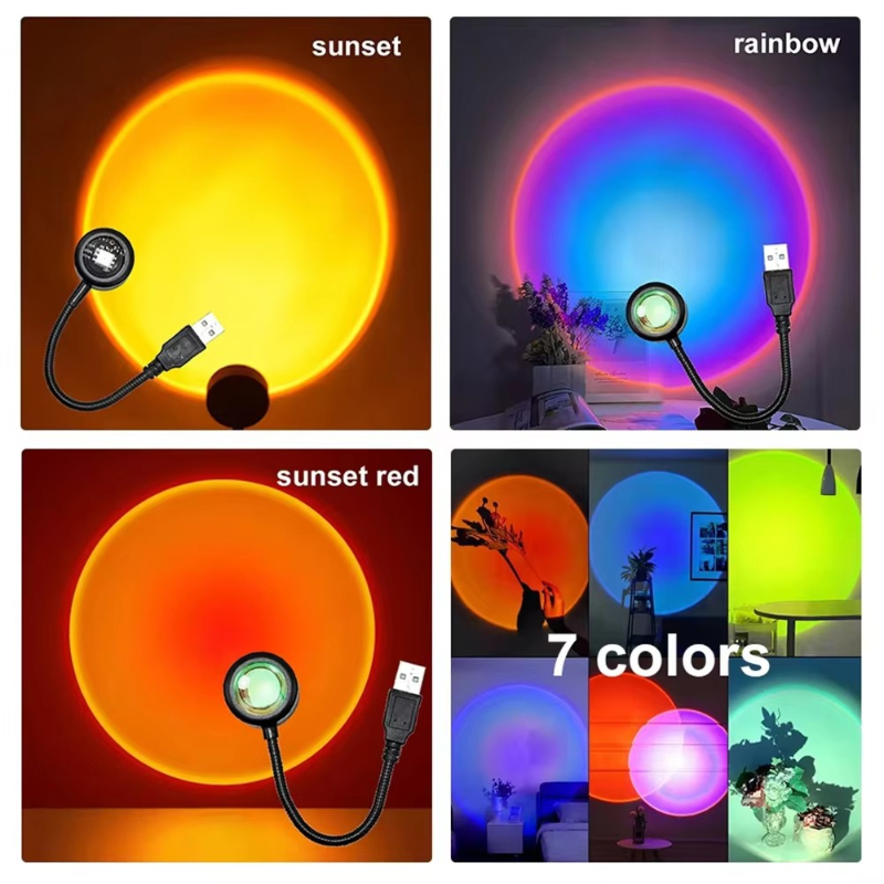 1-4 adet gün batımı lambası LE - Photography Lighting Home incelemesi ve fiyatı