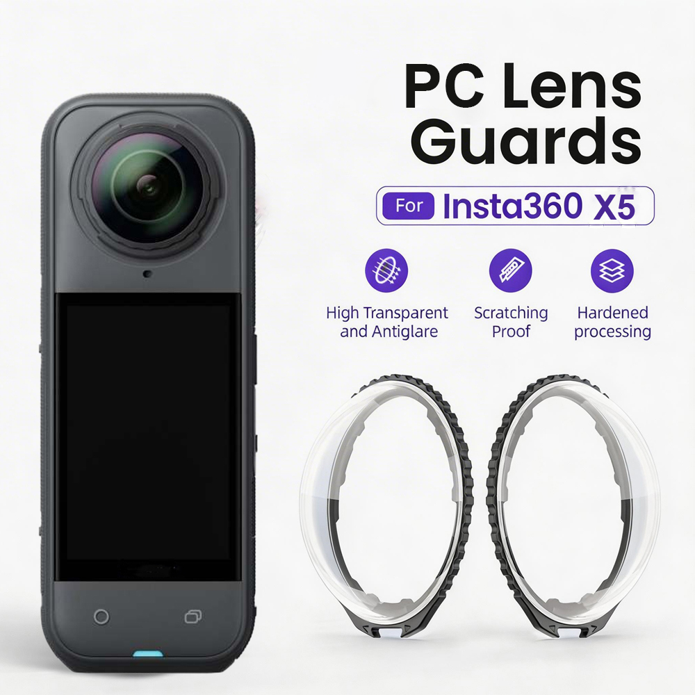Insta360 X5 için PC Lens Koruy - Quality Photography Lighting incelemesi ve fiyatı