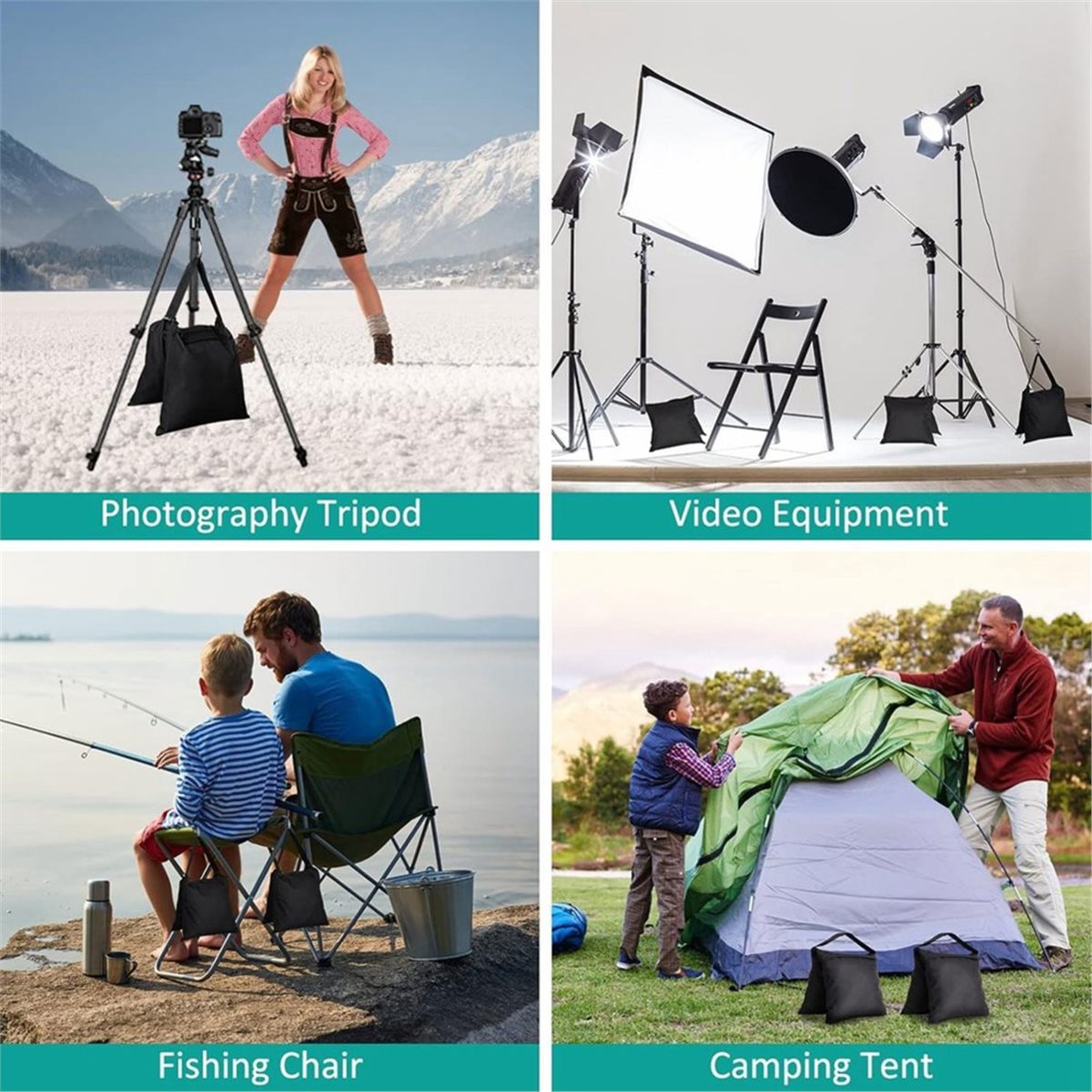 DT75BG 8 Paket Kum Torbası Haf - Photography Lighting Weight Bags incelemesi ve fiyatı