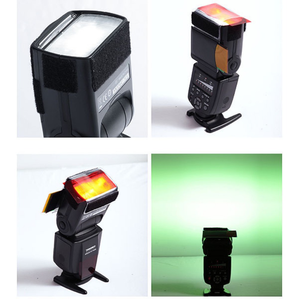 12 Renkli Kamera Flaş Jelleri  - Photography Lighting For Products incelemesi ve fiyatı
