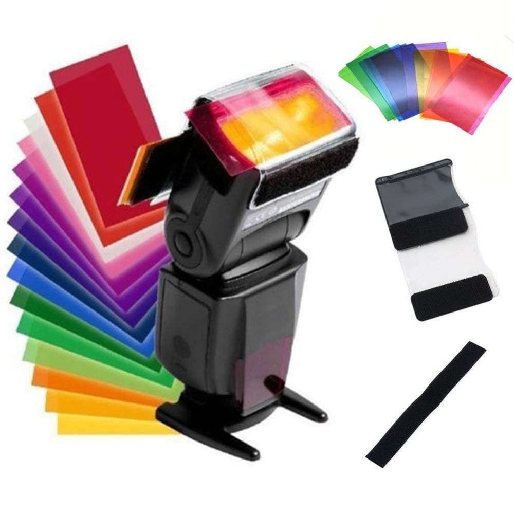 12 Renkli Kamera Flaş Jelleri  - Photography Lighting For Products incelemesi ve fiyatı
